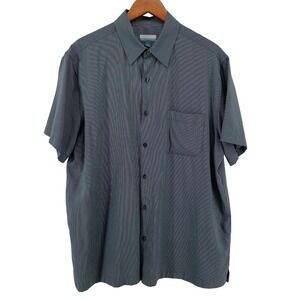 Breakwater Polo Shirt Mens Large Charcoal Black‎ Short Sleeve Structured Collar